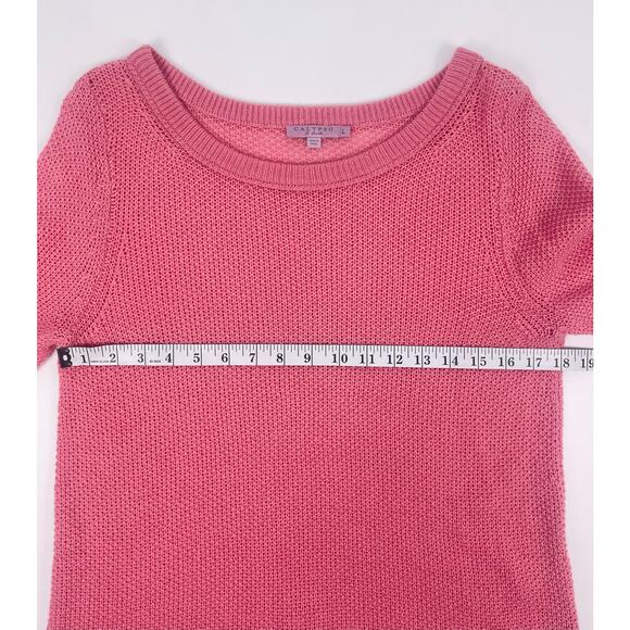 Calypso St. Barth Pink Silk & Cashmere Knit Sweater L - Picture 8 of 8